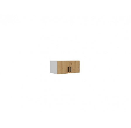 MAXIMUS 112 - nádstavec 2D na skříň, světle šedá/dub artisan (112  MALTA AR/LG NADSTAWKA 2F) (2 balíky) "LP" (K150)