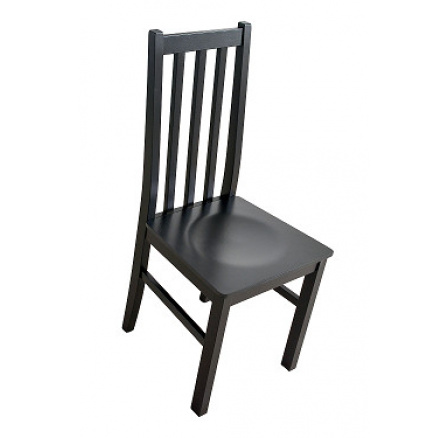 BOSANOVA 10D (BOSS 10D)- jídelní židle dřevo černá - celodřevěný sedák - kolekce "DRE" (K150-Z)