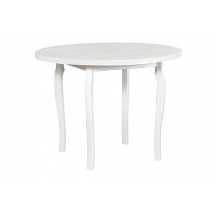 PENELOPE 3 ( POLI 3)  - jídelní stůl kulatý pr.100 -  lamino bílá - kolekce "DRE" (K150-Z)