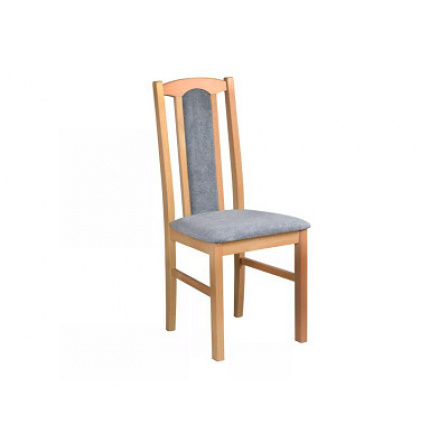 BOSANOVA 7 (BOSS 7) -židle dub sterling / látka hnědošedá č.12X - kolekce "DRE" (K150-Z)