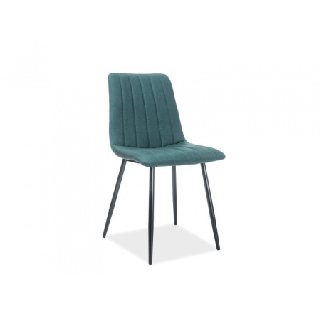 Jídelní židle ALAN, černá/zelená 122