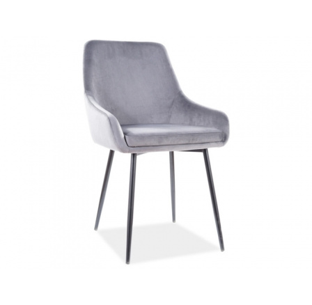 Jídelní židle ALBI Velvet, šedý Aksamit 72