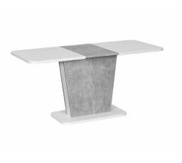 Jídelní stůl CALIPSO, Bílý mat/efekt betonu