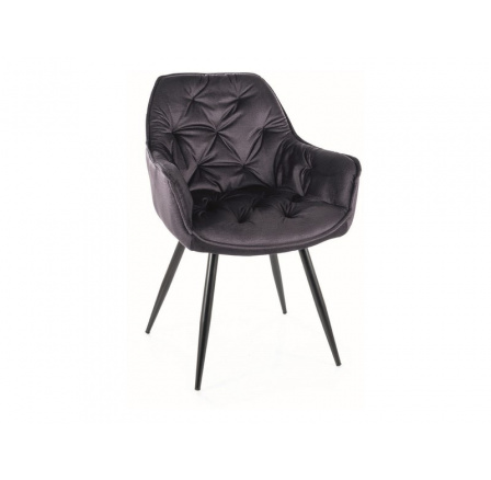 Jídelní židle CHERRY MONOLITH šedý 97/černý mat