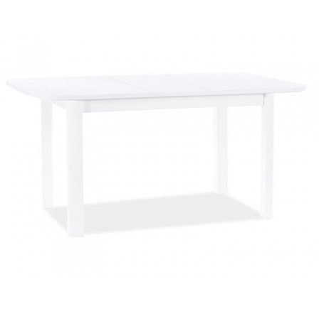 Jídelní stůl DIEGO II, bílý mat - 105(140)X65