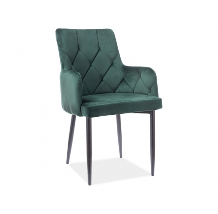 Jídelní židle RICARDO zelený Velvet 78