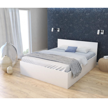 Jednopatrová postel PANAMA, barva: bílá