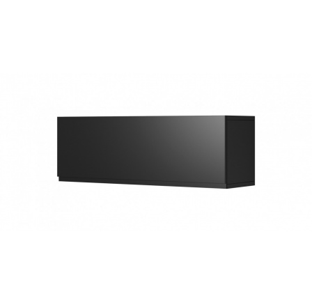 Skříňka závěsná horizontální Loftia - Černý/Černý mat