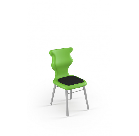 Židle Classic Soft velikost 1, sedák zelený/opěradlo bílé