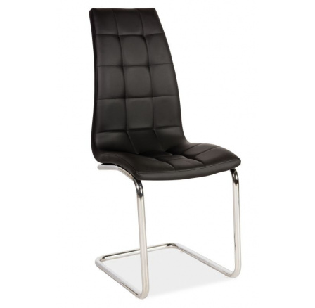 Jídelní židle H-103 černá, chrom