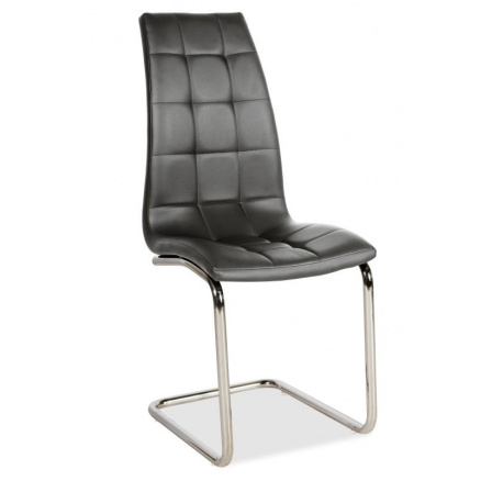 Jídelní židle H-103 šedá, chrom