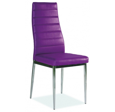 Jídelní židle H-261, fialová/chrom