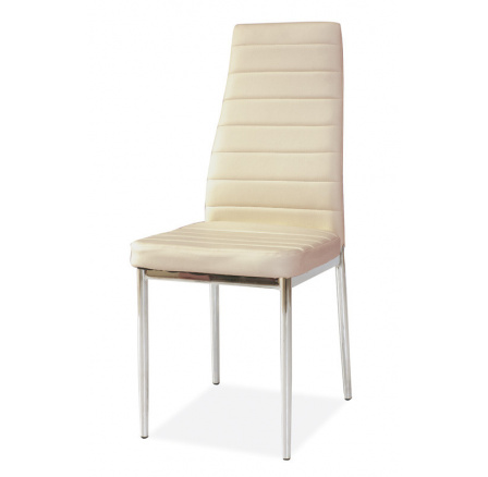 Jídelní židle H-261, krém/chrom