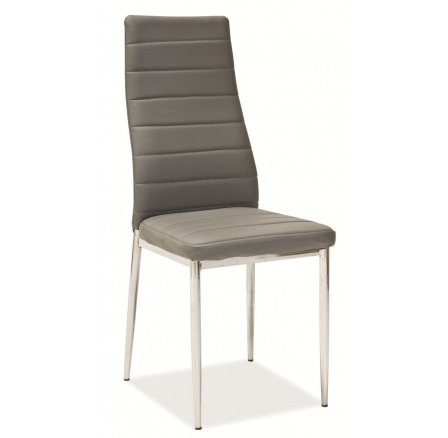 Jídelní židle H-261, šedá/chrom